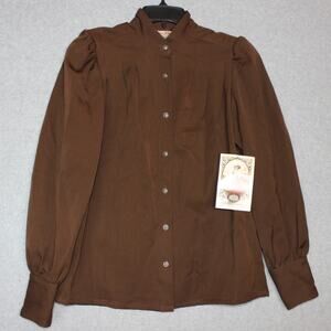 Lady Wah Maker‎ Old West Button Up Western Shirt Womens Size Small NWT